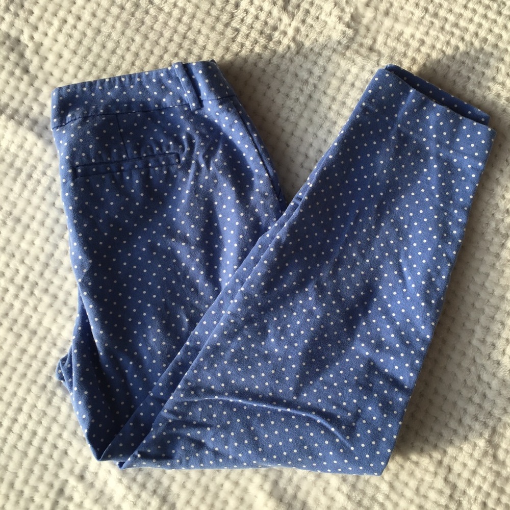 Cropped Polka Dot Pants